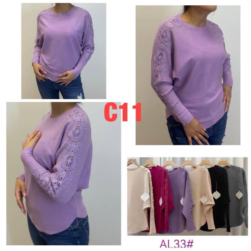 Bluzki damskie Roz M-2XL, Mix Kolor .Paczka 10 szt